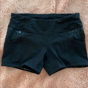 Lululemon Black Spandex Biker Shorts Size 6